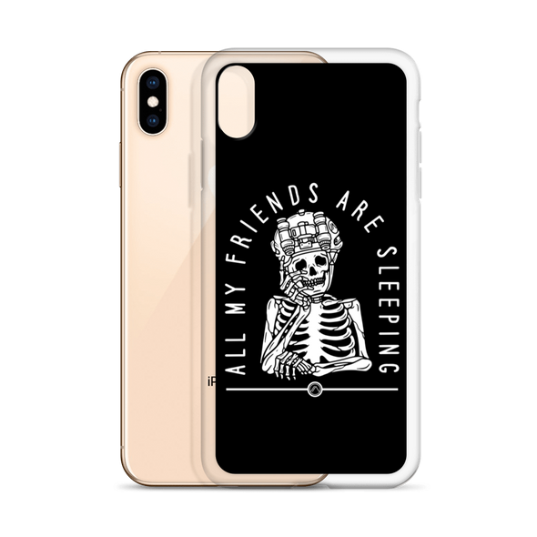 All My Friends Are Sleeping iPhone Case