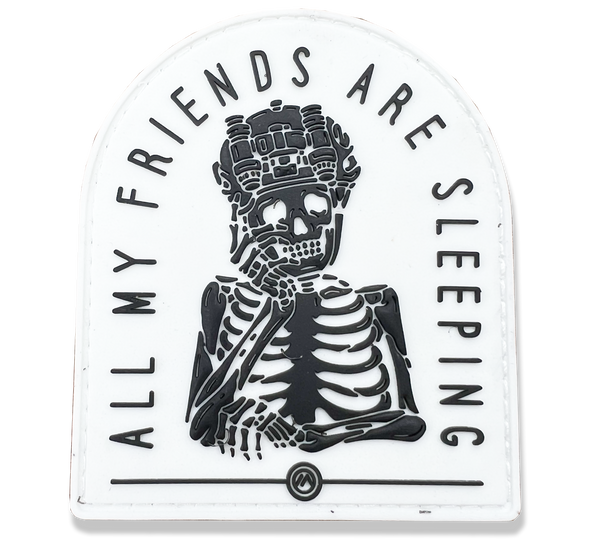 ALL MY FRIENDS ARE SLEEPING GLOW IN THE DARK PATCH