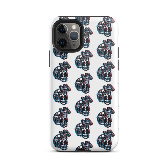 Caveira Glitch iPhone case